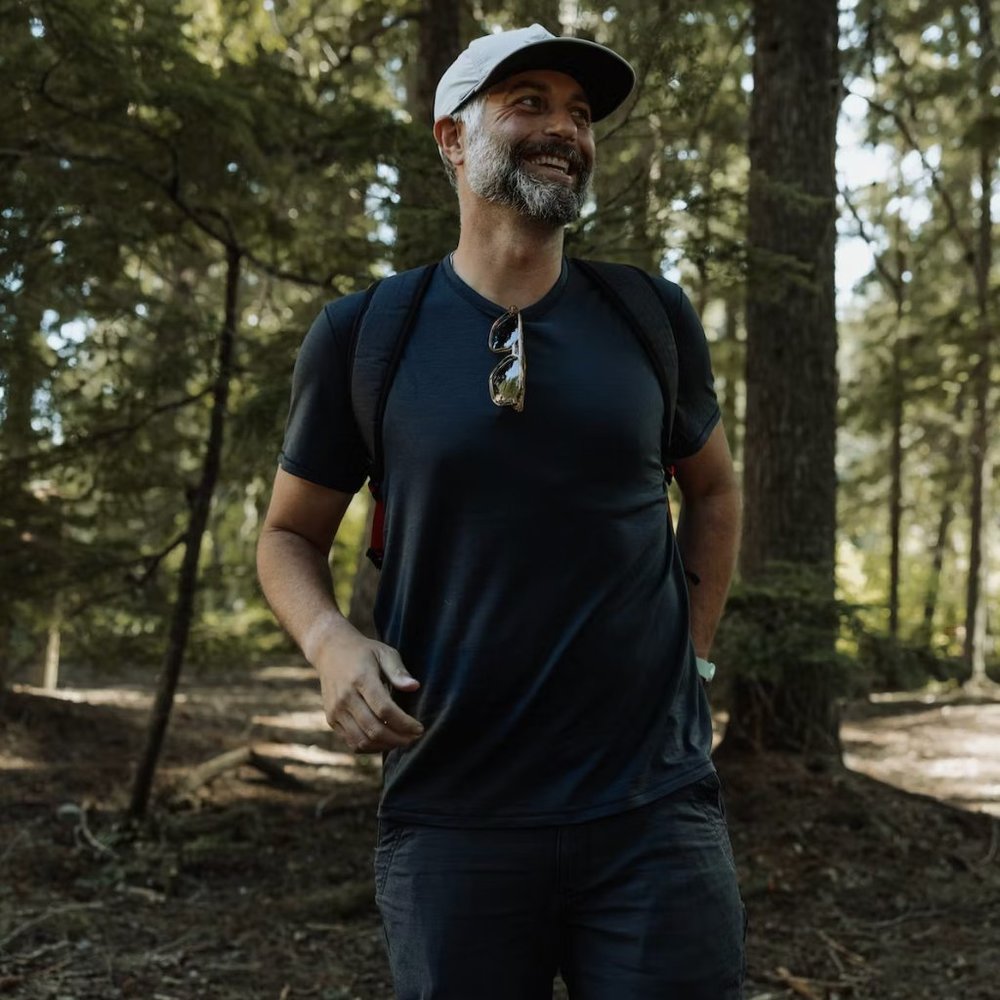 Proof 72-Hour Merino Tee -- Black, Small